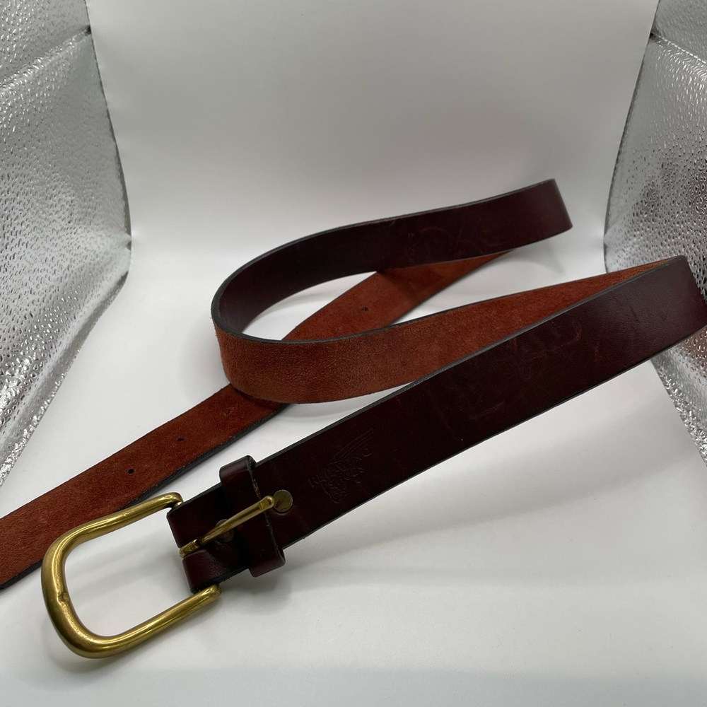 Redwing leather belt